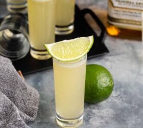 snake bite shot, Snake Bite Shot with Lime Wedge on Top