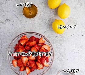 honey strawberry lemonade, Honey Strawberry Lemonade Ingredients