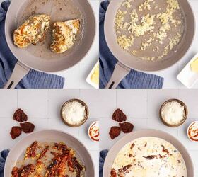 marry me chicken pasta recipe, Marry Me Chicken Pasta Sauce Being Made in a Pan