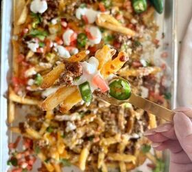 loaded french fries taco style, Loaded French Fries