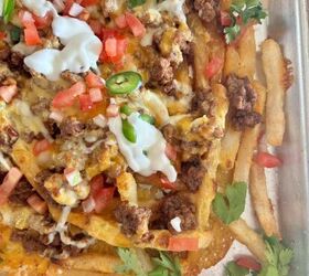 loaded french fries taco style, Loaded French Fries