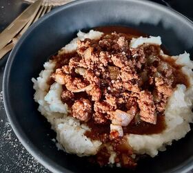 ground beef mashed potatoes salisbury style, Ground Beef Mashed Potatoes