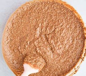 crunchy quinoa chocolate date bark a healthy ish sweet treat, step 5 to make the Crunchy Quinoa Chocolate Date Bark Recipe mix the melted chocolate and the quinoa together