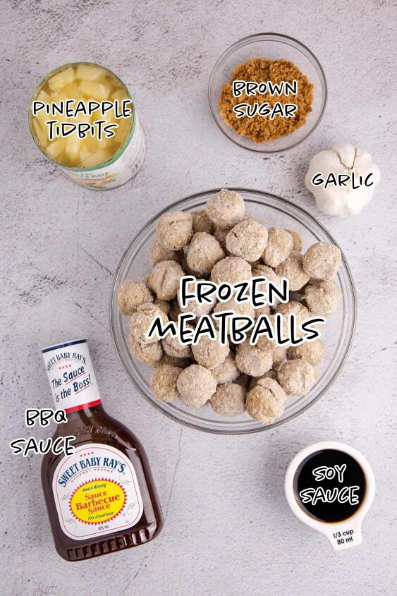 sweet and sour meatballs crockpot, Sweet and Sour Meatballs Crockpot Ingredients