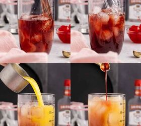 love potion cocktail, Love Potion Cocktail Being Made in a Cocktail Shaker