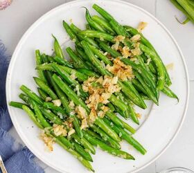 sauteed green beans with shallots, Saut ed Green Beans with Shallots and Garlic on a Platter