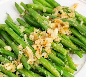 sauteed green beans with shallots, Saut ed Green Beans with Shallots and Garlic on a Platter