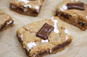 These soft & chewy s'mores are just pure gooey goodness in every bite