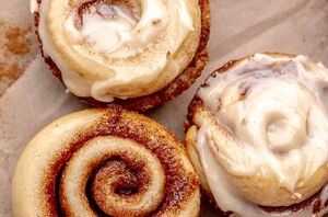 These two-bite mini cinnamon rolls are soft, fluffy, and so easy to make