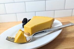 There's nothing quite like a light, fruity dessert like this mango pie