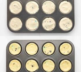 easter mini cheesecake cups, Step 6 Spoon batter into liners bake for 22 24 minutes and cool to room temperature