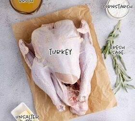 herb butter turkey and gravy, Herb Butter Turkey Ingredients