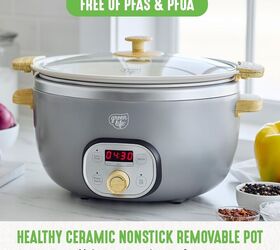 best amazon spring sale deals crockpot edition, GreenLife 6 QT Ceramic Non Stick Slow Cooker