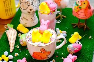 Impress your friends & family on Easter with this adorable Easter hot chocolate
