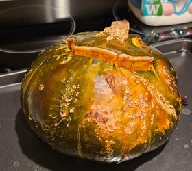 Cooking Chicken and Rice Inside a Pumpkin