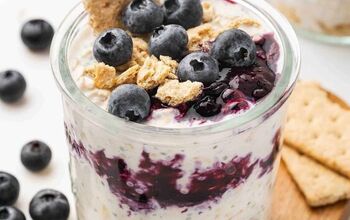 Blueberry Cheesecake Overnight Oats