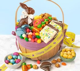 the best easter food baskets for every bunny on your list, A Gift Inside Easter Chocolate Candy Sweets Gift Basket