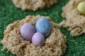 Simple treats like these easy shredded wheat Easter nests bring back so many childhood memories