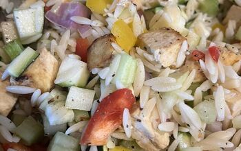 Orzo Tofu Salad