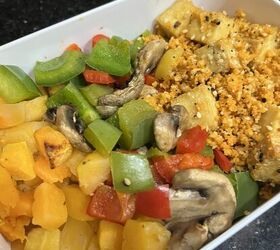 buffalo tofu veggies