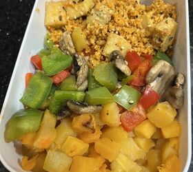 buffalo tofu veggies