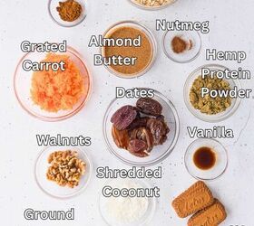 carrot cake biscoff energy balls, Carrot Cake Biscoff Energy Balls Ingredients