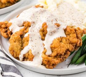 Chicken Fried Steak With White Gravy