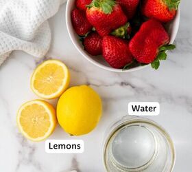 healthy homemade strawberry popsicles recipe, Ingredients for making strawberry popsicles