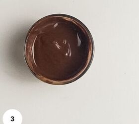 peanut butter stuffed dates, Melted chocolate in a bowl