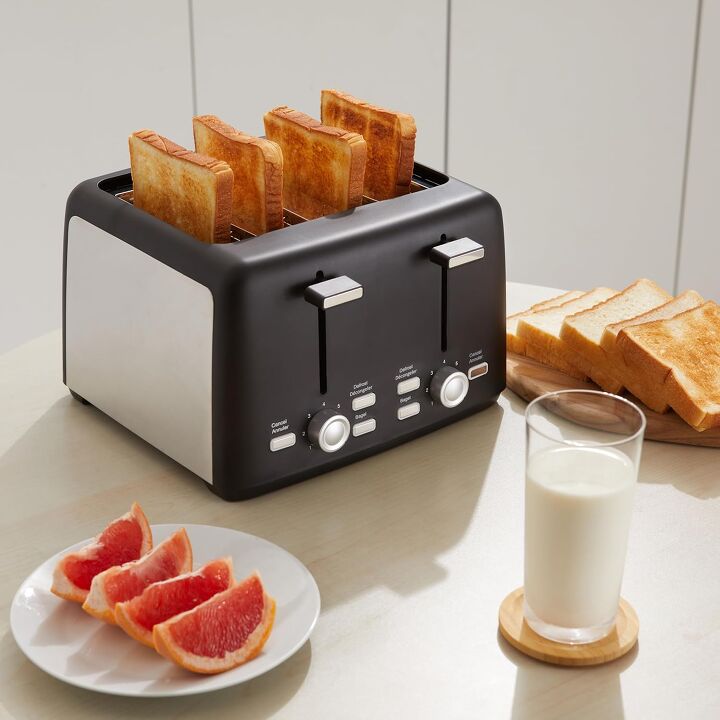 7 must have kitchen appliances for beginners and what to skip, Amazon Basics 4 Slice Toaster