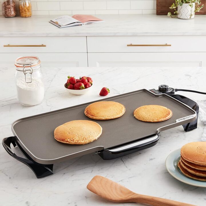 7 must have kitchen appliances for beginners and what to skip, Presto 07062 22 Inch Ceramic Removable Handles Electric Griddle