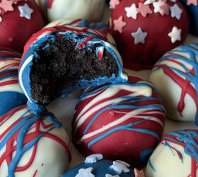 4th of July Patriotic Oreo Balls Recipe: Red, White, and Blue Oreo Bli