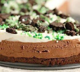 caramel cheesecake bars, No Bake Layered Mint Cheesecake