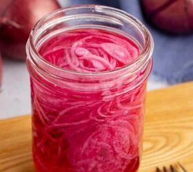 whole berry cranberry sauce, Pickled Onions Apple Cider Vinegar after set and ready to eat in a mason jar