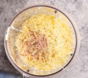 creamy cottage cheese pasta sauce 5 min, All ingredients added to a blender