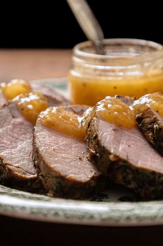 southern oven roasted pork tenderloin with herb crust