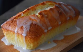 Healthier Lemon Loaf With Glaze