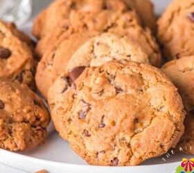 air fryer gnocchi, You can see how the addition of nutmeg ginger and cinnamon in chocolate chip cookies has given them a golden color A plate full of chocolate cinnamon chip cookies