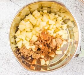 air fryer cinnamon tortilla chips and apple pie dip