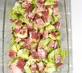 baked cabbage with bacon simple and delicious, Baked cabbage with bacon 1