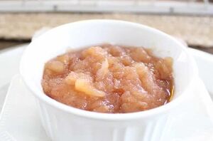 Throw apples in the slow cooker for this easy and healthy snack!