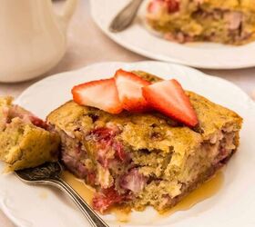 Strawberry Banana Pancake Casserole