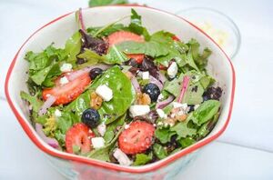 If you love berries, you are going to LOVE this salad