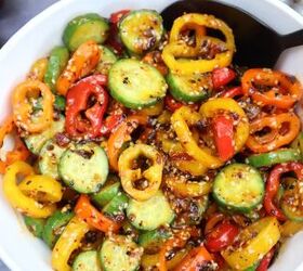 This recipe will become your new favorite summer side salad or crunchy snack