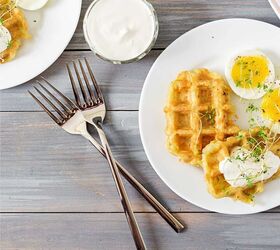 Potato Waffles | Crispy And Fluffy Potato Waffle Recipe
