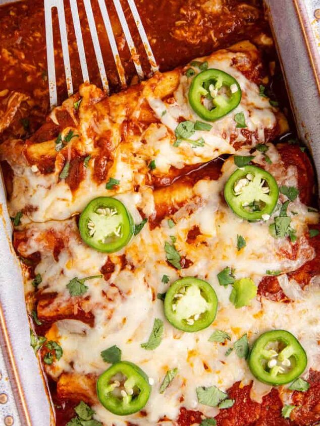 pineapple rum cocktail, Easy Cinco de Mayo Recipes Chicken Enchiladas in a Dish