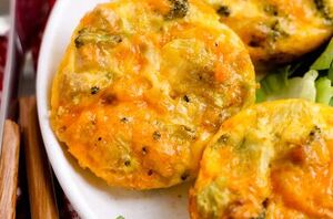 These high-protein tuna melt egg bites are super easy to make and a great option for meal prep