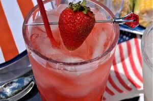 This sweet & sour Jolly Rancher cocktail is perfection