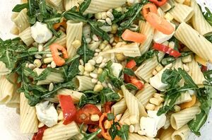 This hot honey pasta salad is sweet, spicy, and about to become a favorite dish this summer