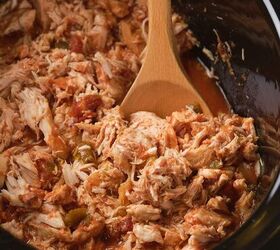 This slow cooker salsa chicken is the kind of meal that practically makes itself